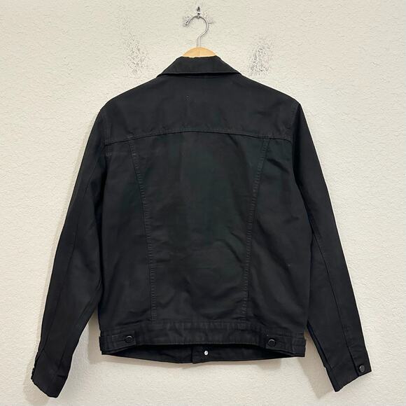 TECOVAS Waxed Canvas Trucker Jacket Onyx Cotton Grunge Western Outdoor - Picture 2 of 14